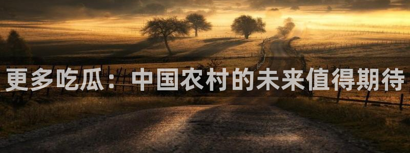 吃瓜网 今日吃瓜 热门大瓜:更多吃瓜:中国农村的未来值得期待