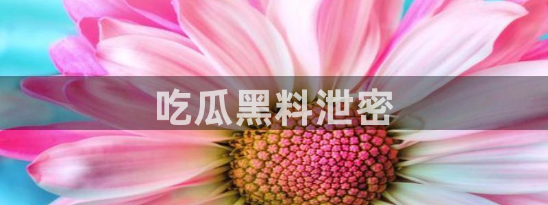 黑料免费:吃瓜黑料泄密
